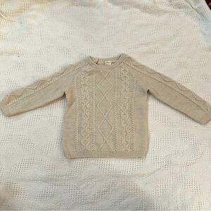 Oversized cable knit sweater 12- 18 mo